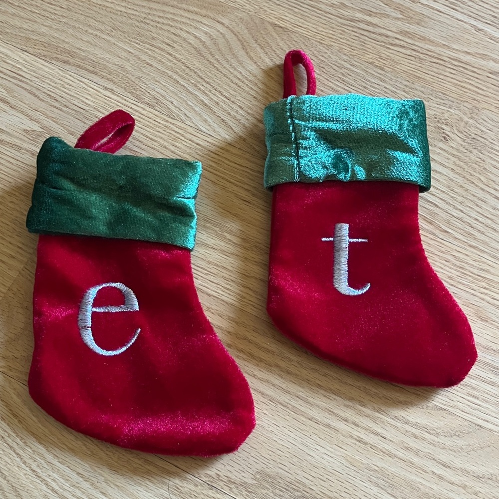 Red and Green Christmas Stockings
